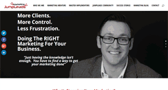 Desktop Screenshot of marketingjumpleads.com
